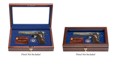 The Citadel Class of 1972 50-year Class Reunion Pistol Display Case - Glass Top