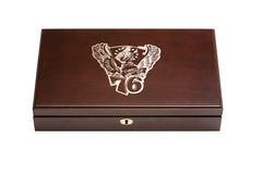 West Point Class of 1976 Class Pistol Display Case - Engraved Top