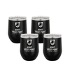 Army Pistol Team Stemless Wine Tumblers