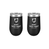 Army Soccer Stemless Wine Tumblers