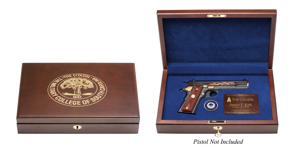 The Citadel Class of 1981 40th Class Reunion Pistol Display Case
