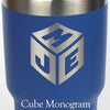 Custom Monogram engraving for U. S. Merchant Marine Academy Cups