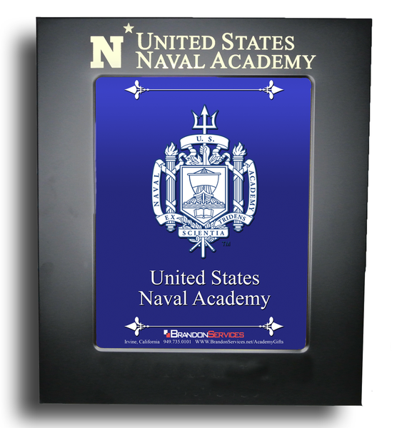 8"x10" Navy N-Star Logo Black Metal Picture Frame