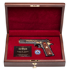 U.S. Coast Guard Academy Class Pistol Display Case - Engraved Top