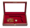 West Point Class of 1975 50th Reunion Class Pistol Display Case - Glass Top